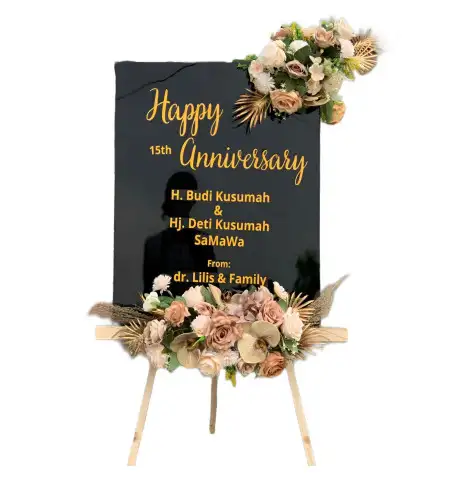 Papan Bunga Akrilik Somoleter