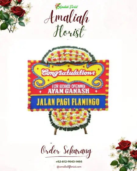 Sewa Papan Bunga Somoleter
